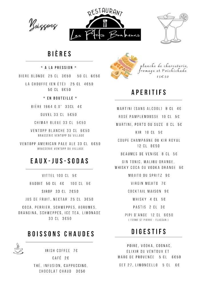 Les P'tits Bonheurs - Menu Image 2