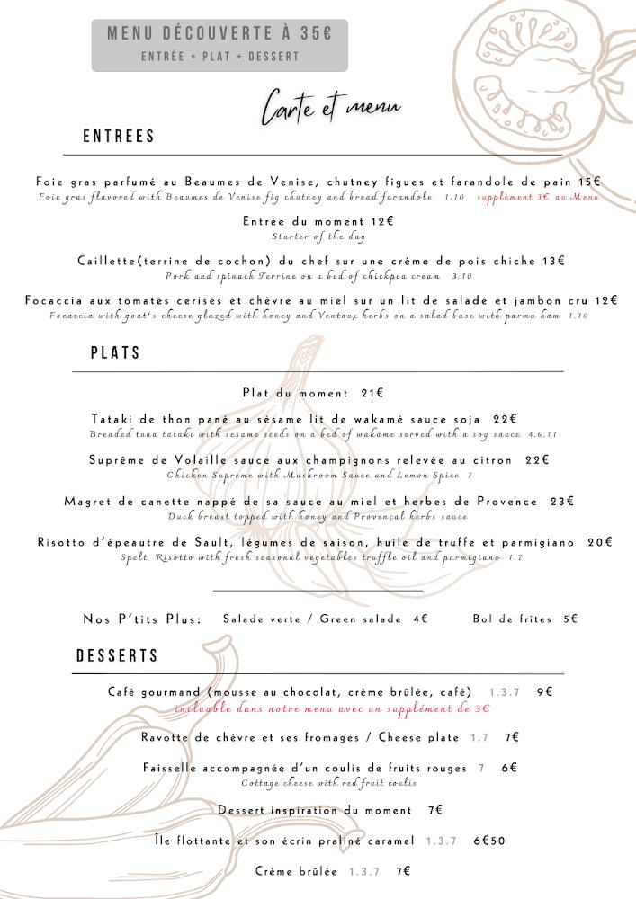 Les P'tits Bonheurs - Menu Image 3